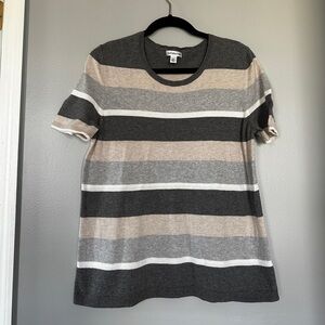 Striped Croft & Barrow Sweater Shirt